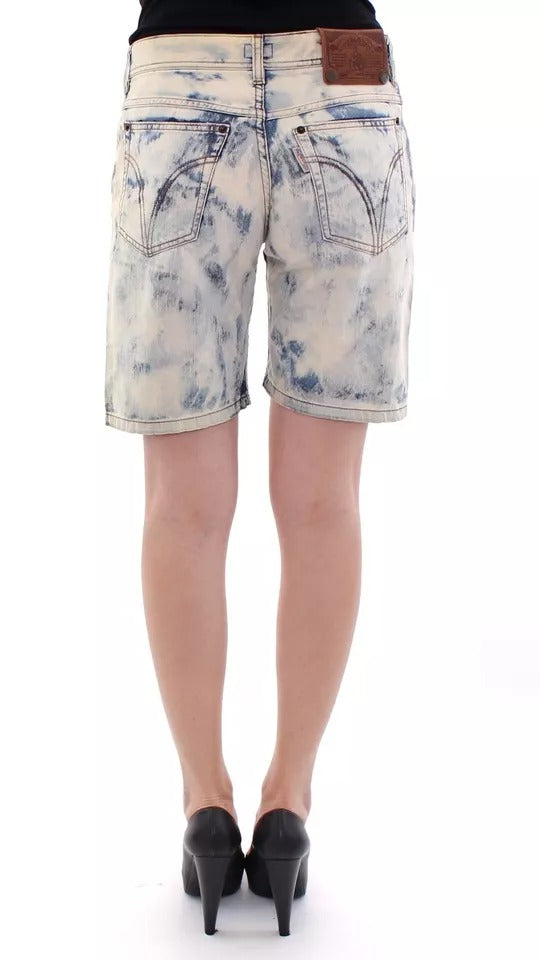 Dolce & Gabbana Blue D&G Cotton Washed Jeans Denim Women's Shorts