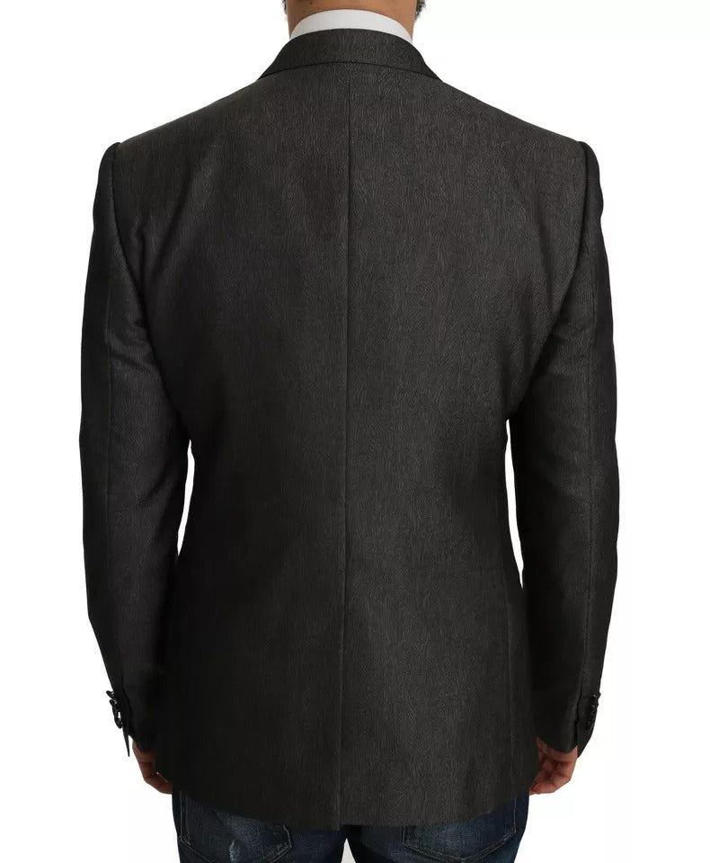 Dolce & Gabbana Gray MARTINI 2 Piece Vest Coat Men's Blazer