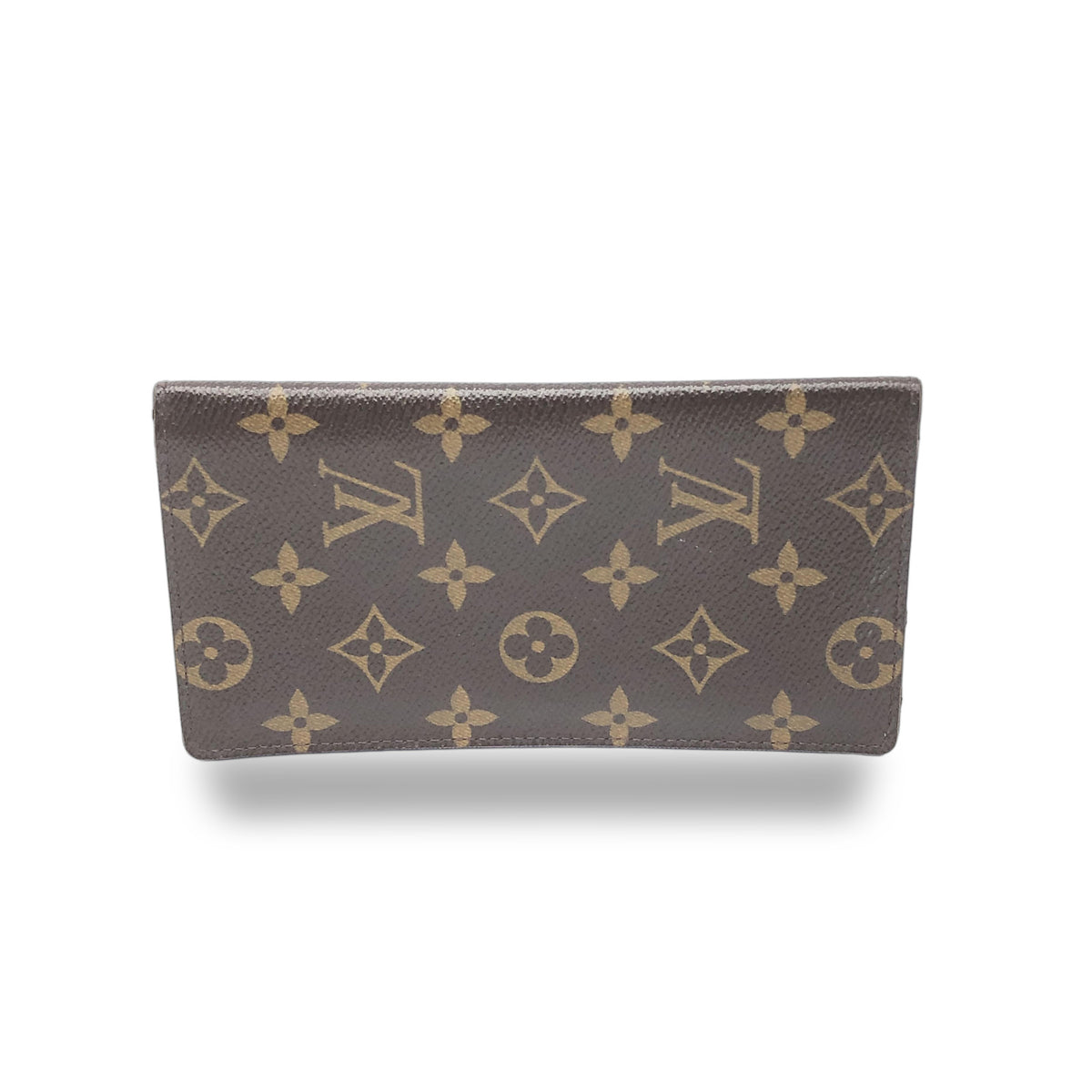 Louis Vuitton Long Wallet Bifold Monogram Canvas Brown Canvas Wallets Accessory (Pre-Owned)