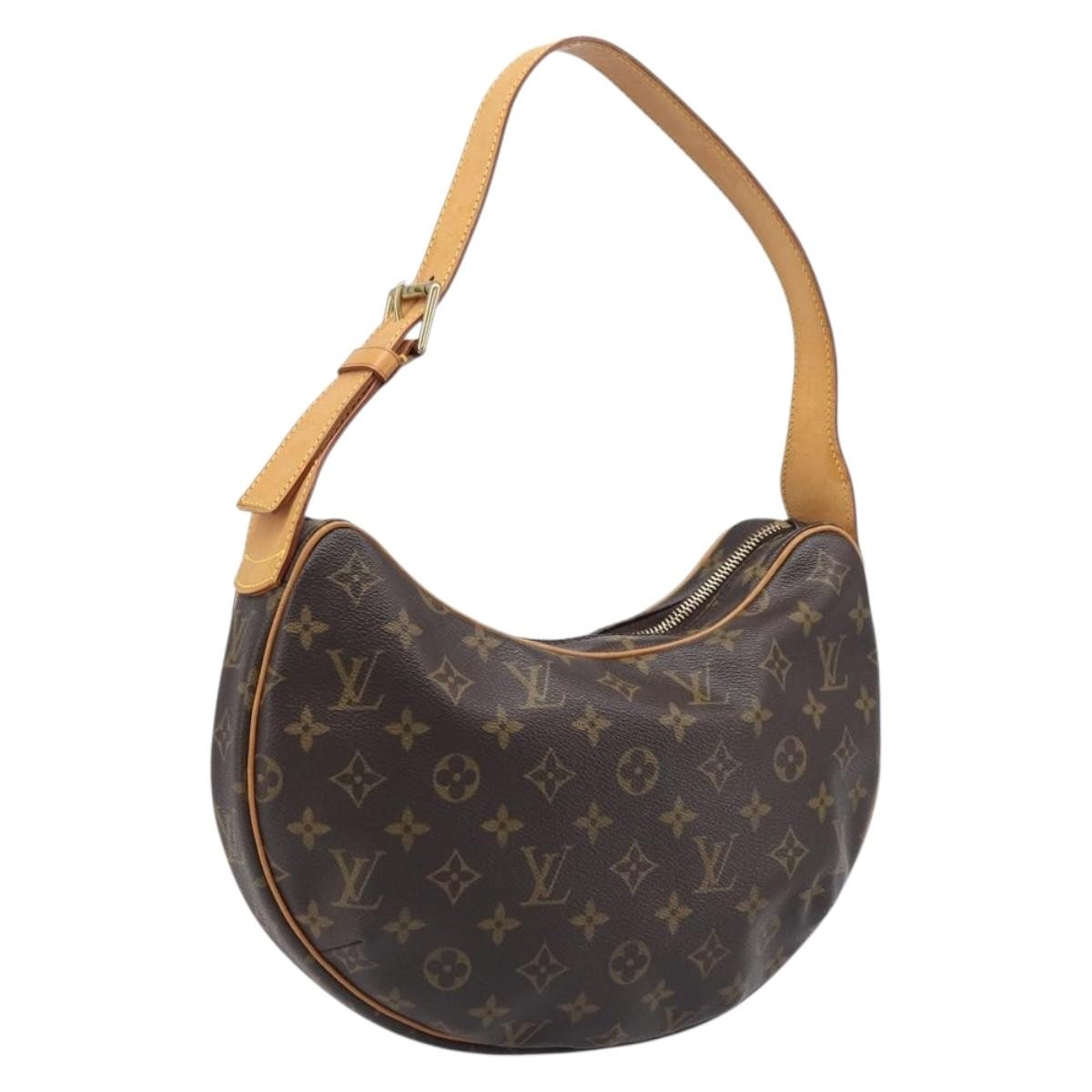 Louis Vuitton Croissant Monogram Brown Canvas Shoulder Bag Bag (Pre-Owned)