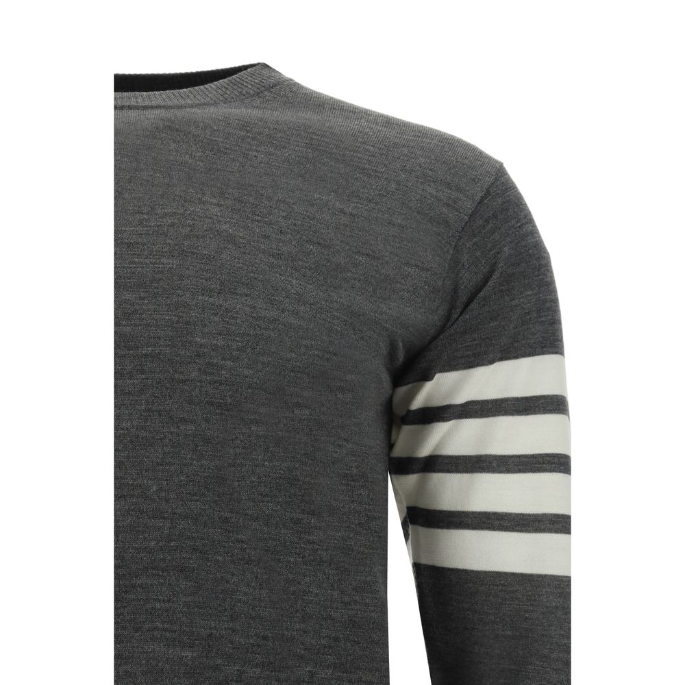Thom Browne Gray Wool Oves Aries Men's Sweatshirt