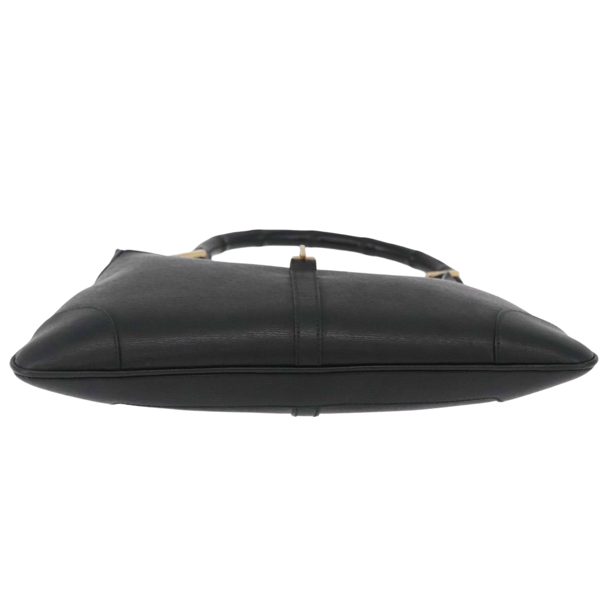 Gucci Bamboo Jackie Leather Black Leather Handbag (Pre-Owned)
