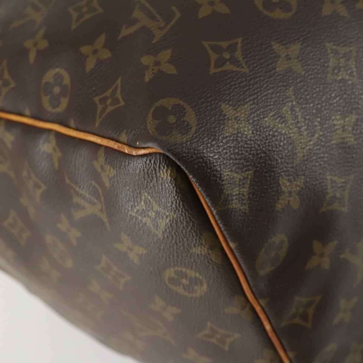 Louis Vuitton Keepall Monogram Canvas Brown Canvas Travel Bag Bag (Pre-Owned)