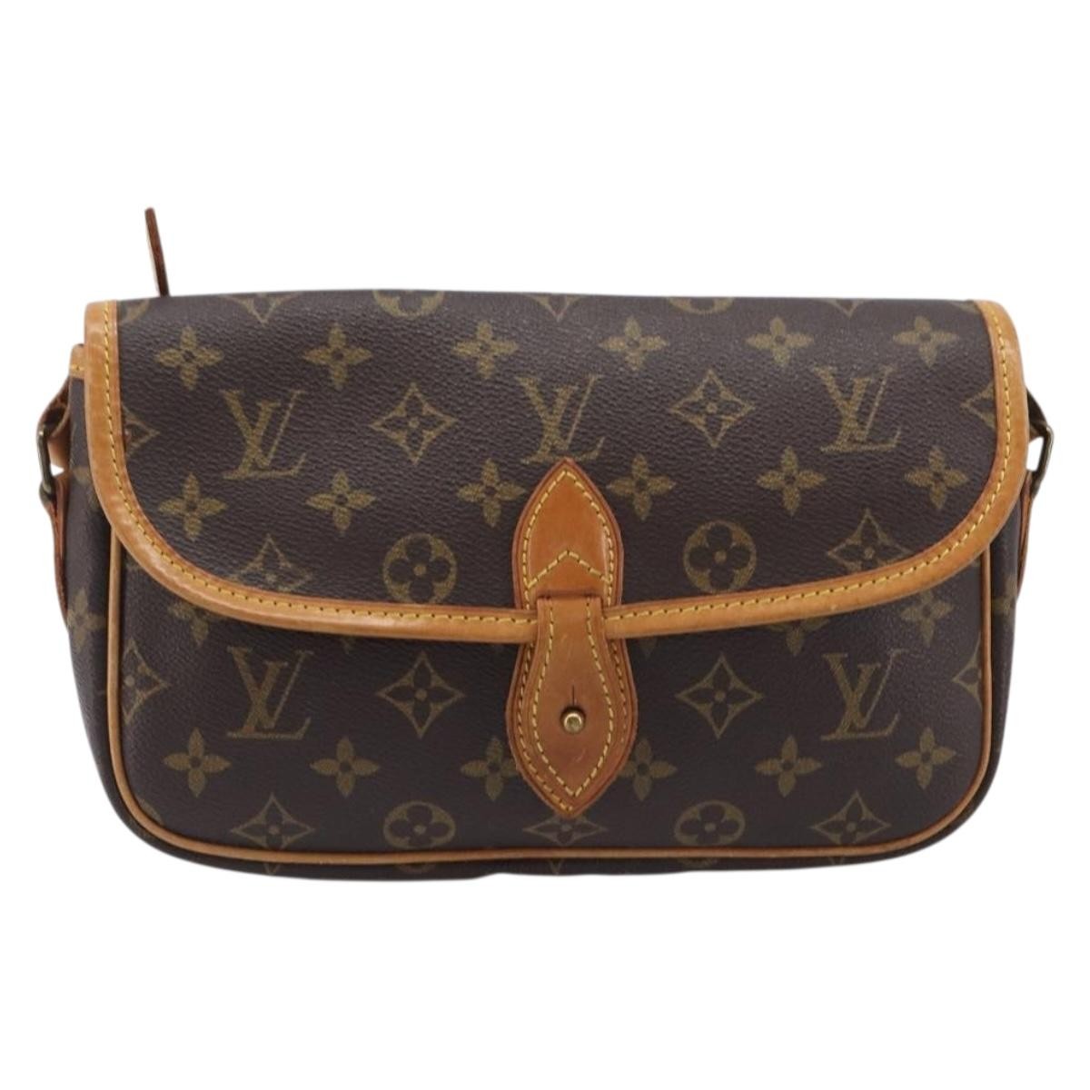 Louis Vuitton Sac Gibeciere Messenger Monogram Canvas Brown Canvas Shoulder Bag Bag (Pre-Owned)