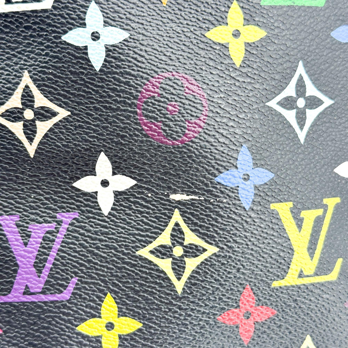 Louis Vuitton Speedy Monogram Multicolor Black Canvas Handbag (Pre-Owned)