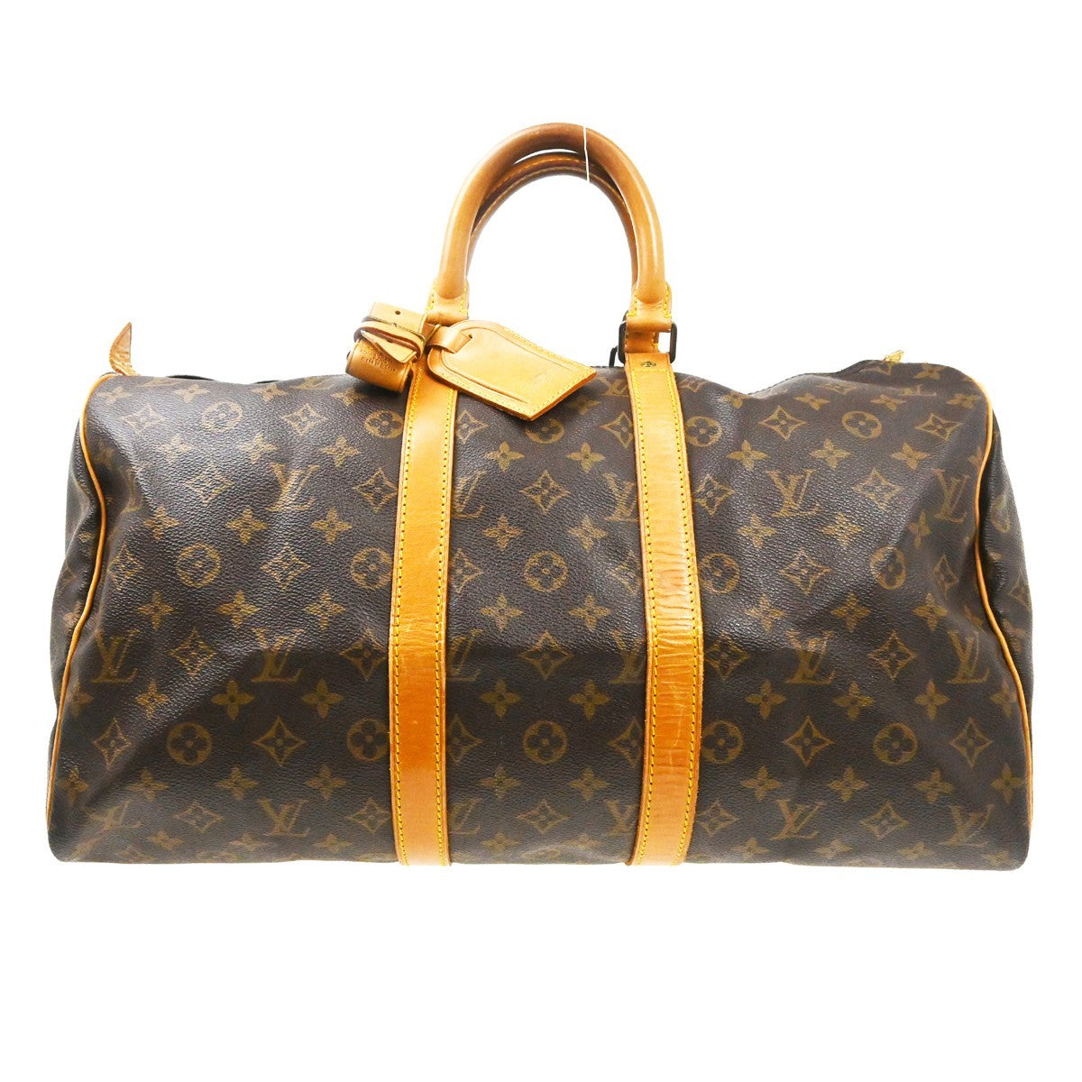 Louis Vuitton Keepall Monogram Canvas Brown Canvas Travel Bag Bag (Pre-Owned)