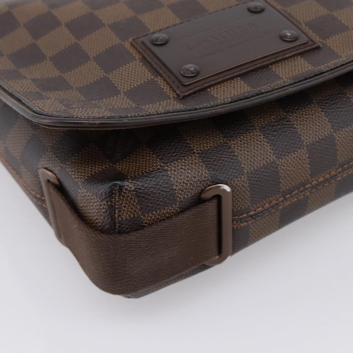 Louis Vuitton Brooklyn Damier Brown Canvas Shoulder Bag Bag (Pre-Owned)