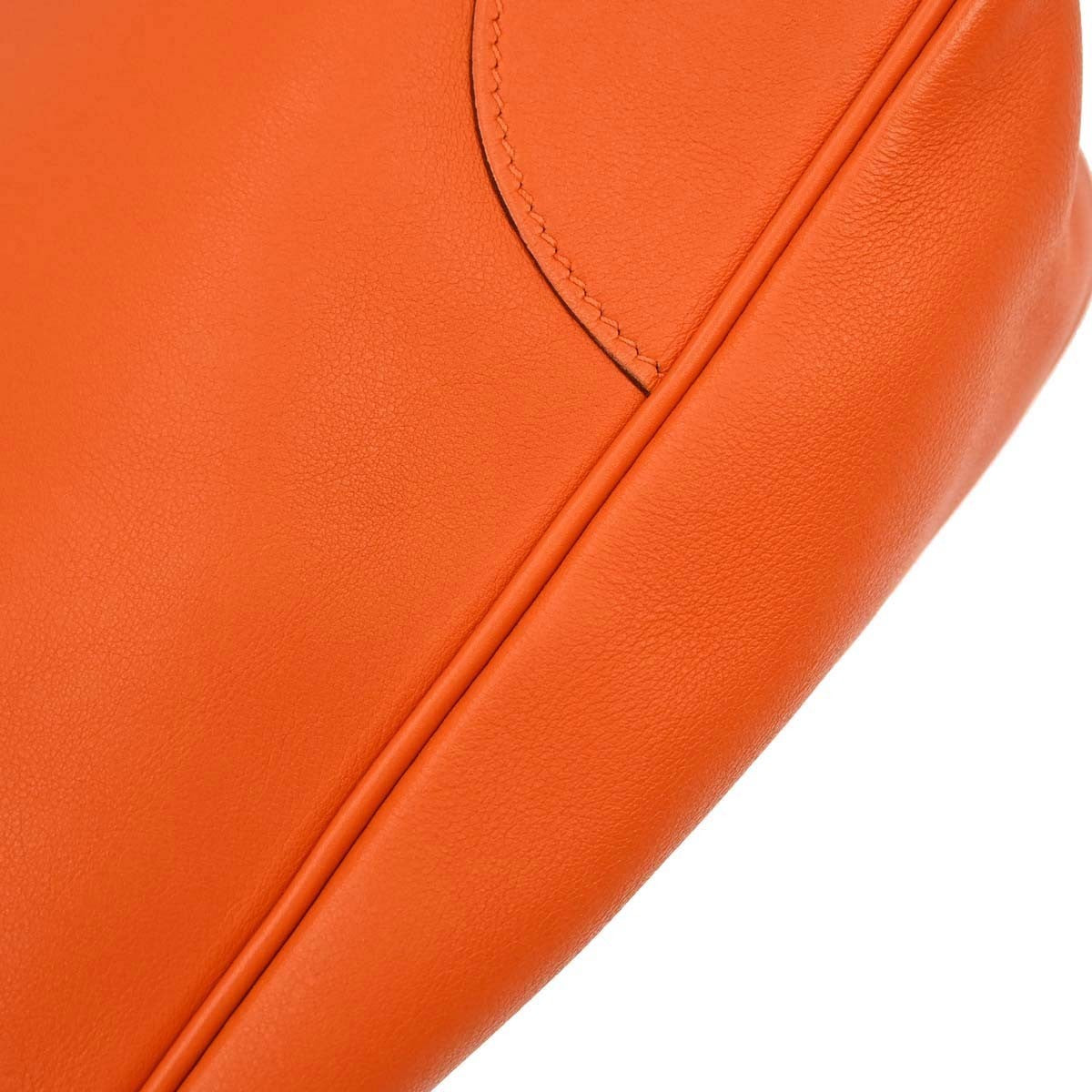 Hermes Trim Epsom Orange Leather Shoulder Bag Bag (Pre-Owned)