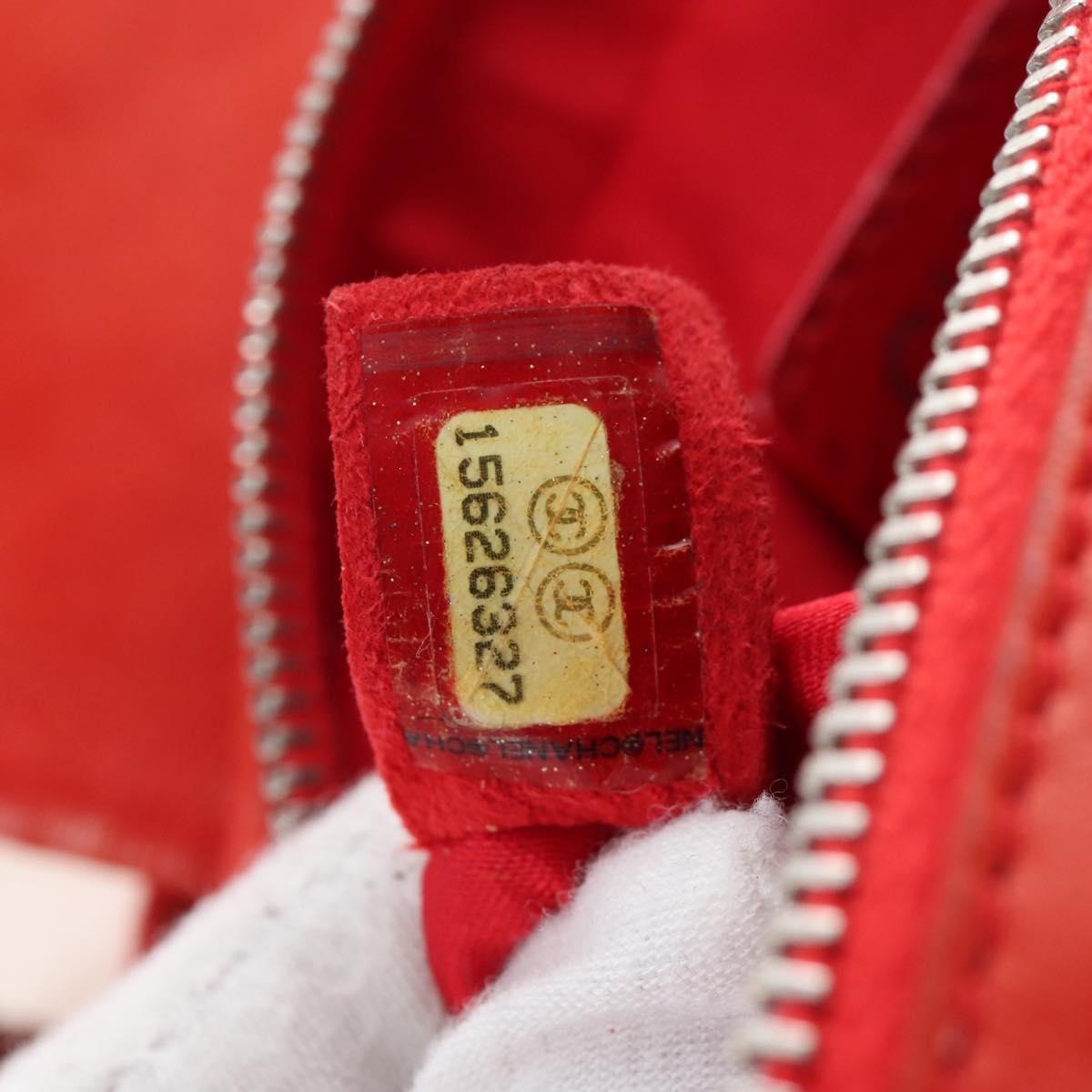 Chanel Wallet On Chain Flap Quilted Calfskin Red Leather Handbag (Pre-Owned)