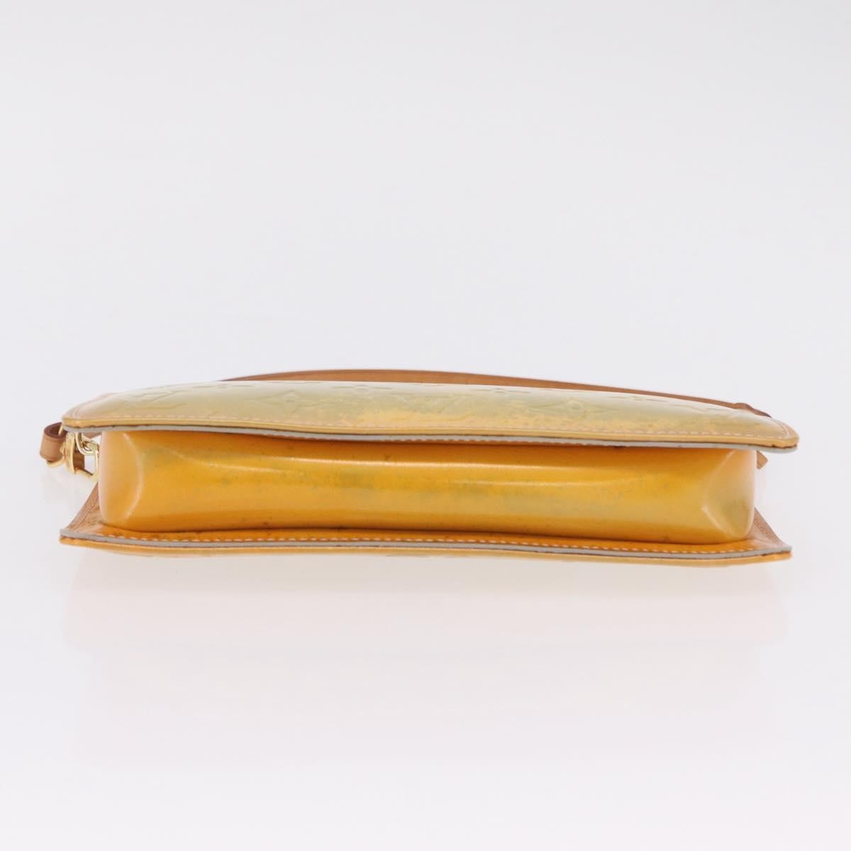 Louis Vuitton Lexington Pochette Monogram Vernis Yellow Patent_Leather Clutche & Pouche Bag (Pre-Owned)