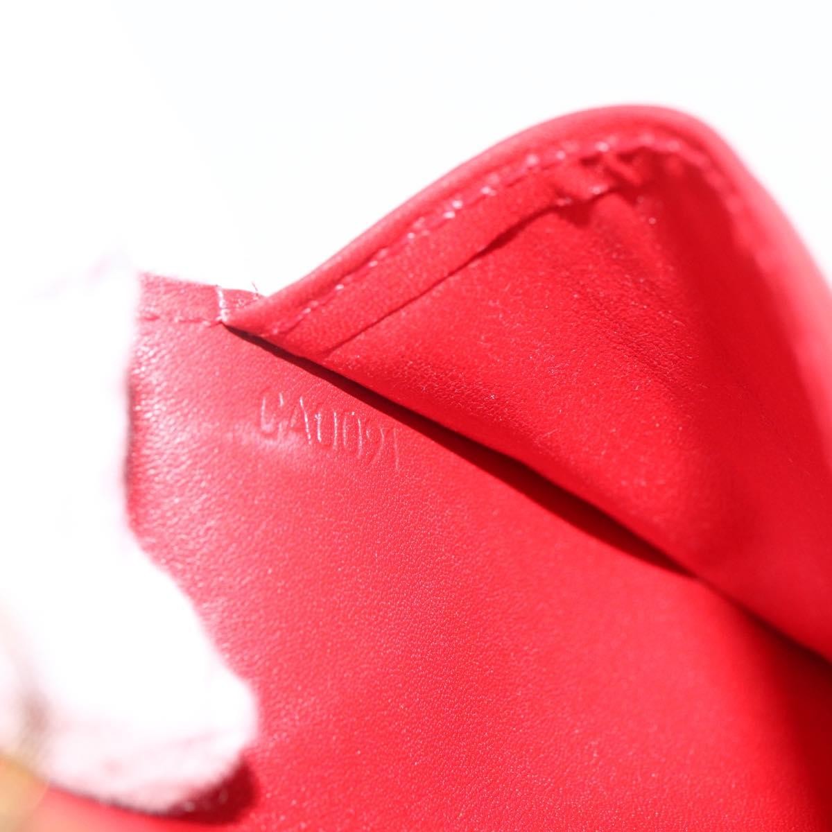 Louis Vuitton Agenda Cover Patent Leather Red Patent_Leather Clutche & Pouche Bag (Pre-Owned)
