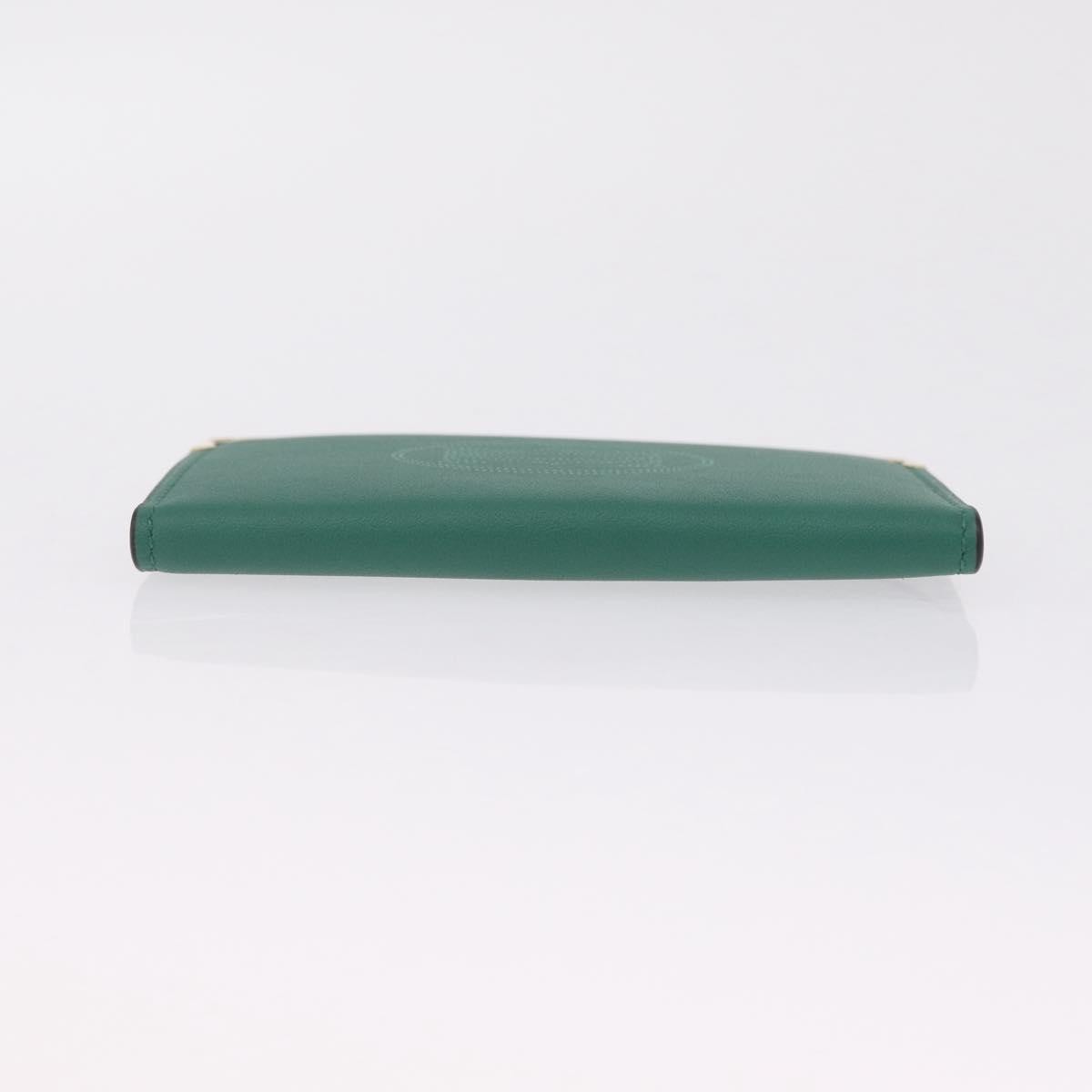 Cartier Coin Purse Must De Cartier Leather Green Leather Wallets Accessory (Pre-Owned)