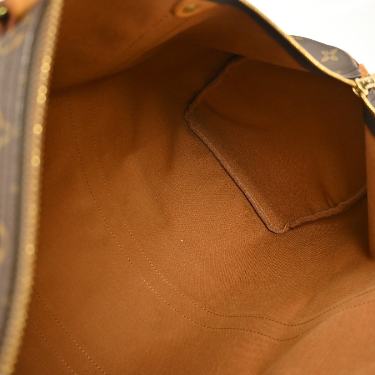 Louis Vuitton Keepall Monogram Canvas Brown Canvas Travel Bag Bag (Pre-Owned)