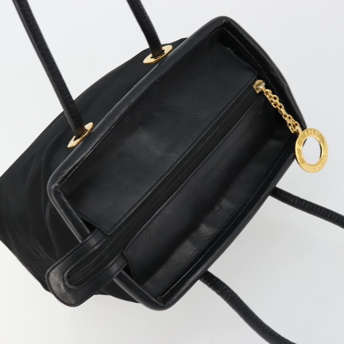 Celine Handbag Nylon Black Nylon Handbag (Pre-Owned)