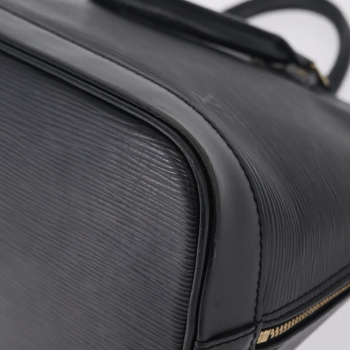 Louis Vuitton Alma Epi Leather Black Leather Handbag (Pre-Owned)