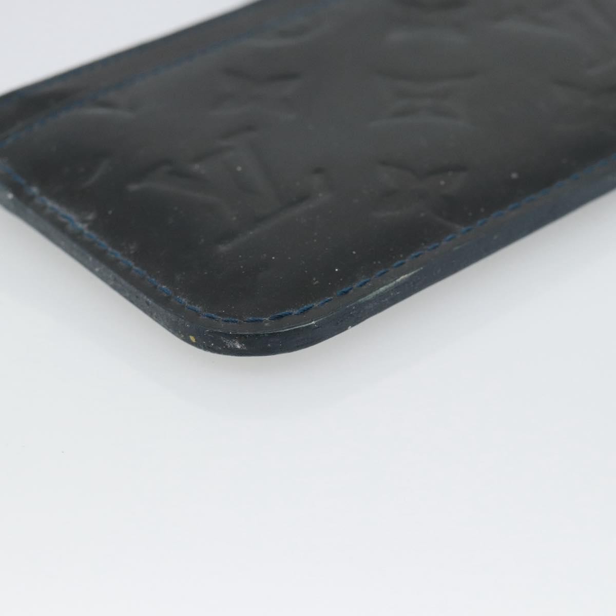 Louis Vuitton Pochette Clés Nm Monogram Vernis Patent Leather Blue Patent_Leather Wallets Accessory (Pre-Owned)