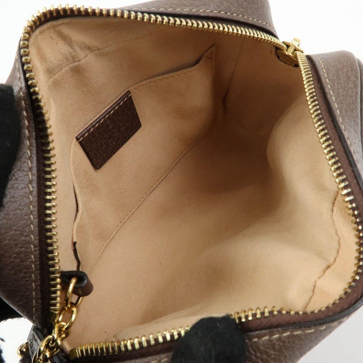 Gucci Ophidia Gg Coated Canvas Beige Canvas Shoulder Bag Bag (Pre-Owned)