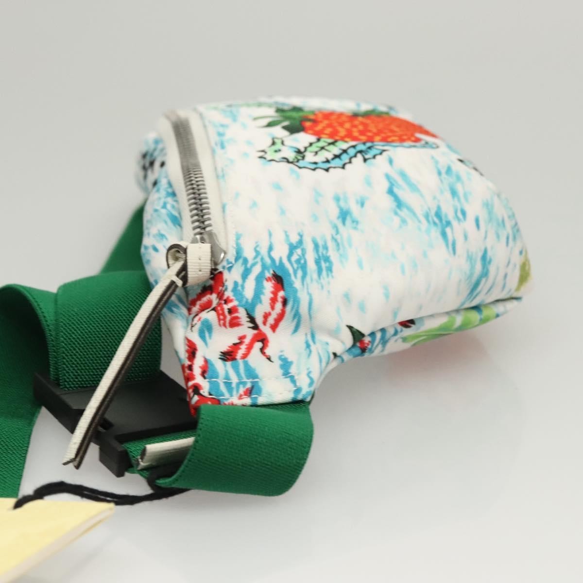 Gucci Merveilleux Belt Printed Nylon White Nylon Bag (Pre-Owned)