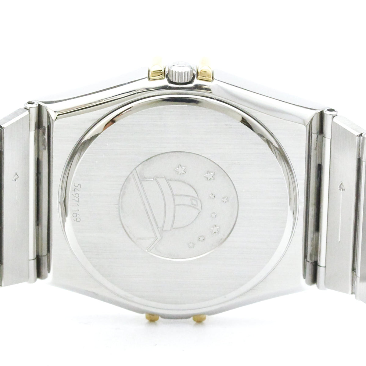 Omega Constellation Quartz Stainless Steel And Yellow Gold Watch (Pre-Owned)