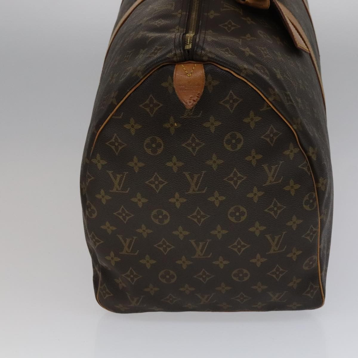 Louis Vuitton Keepall Monogram Canvas Brown Canvas Travel Bag Bag (Pre-Owned)