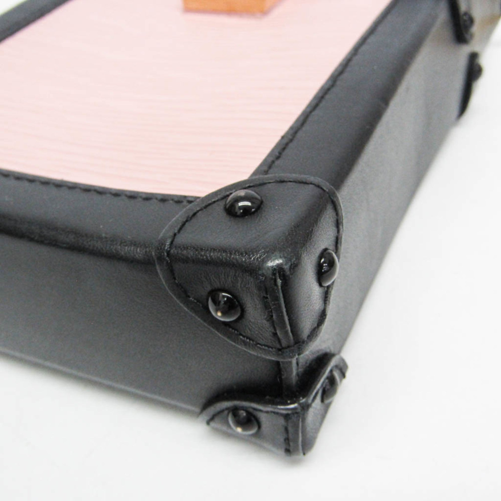 Louis Vuitton Vertical Trunk Pochette Epi Leather Black Leather Clutche & Pouche Bag (Pre-Owned)