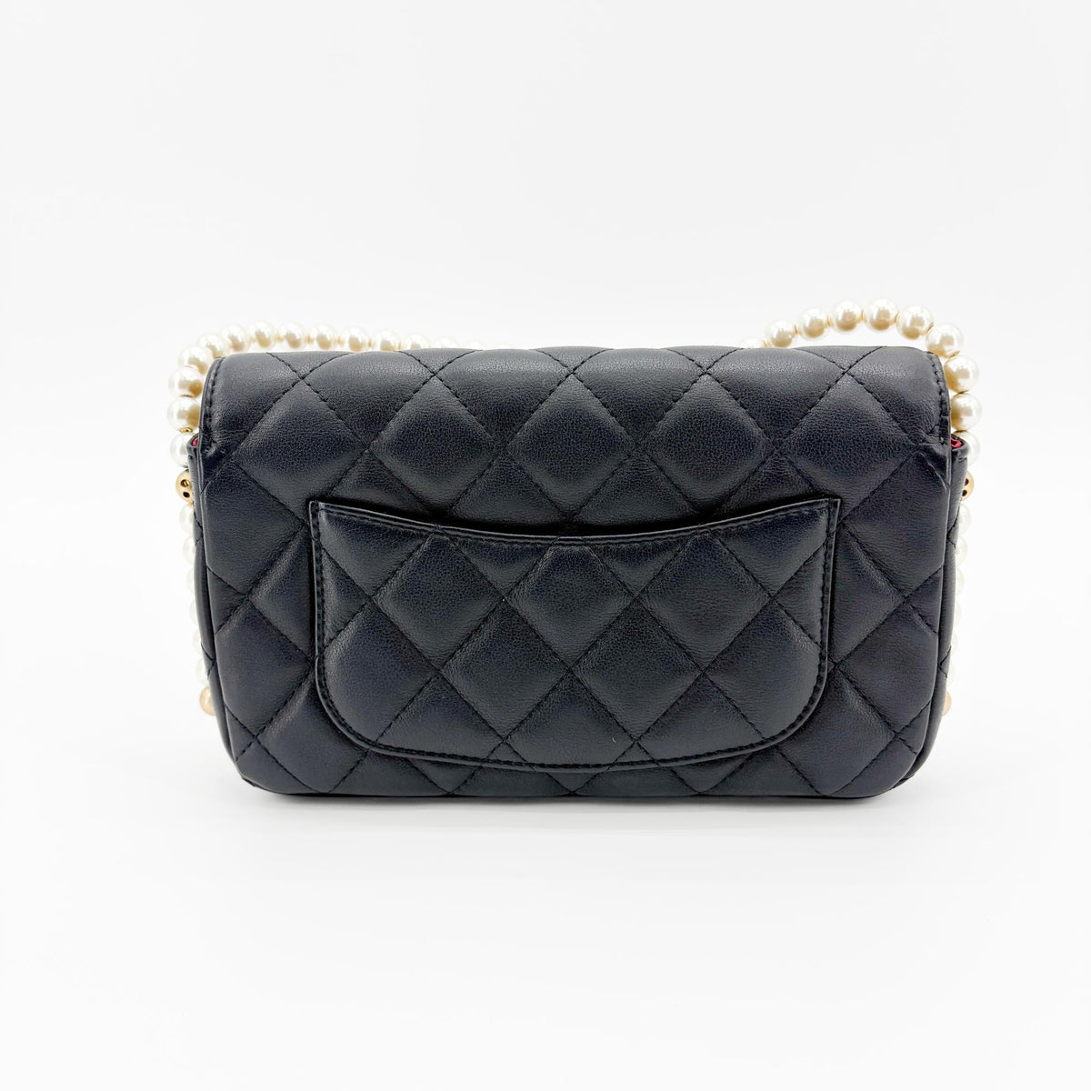 Chanel Cc Flap Clutch Quilted Lambskin Black Other Clutche & Pouche Bag (Pre-Owned)
