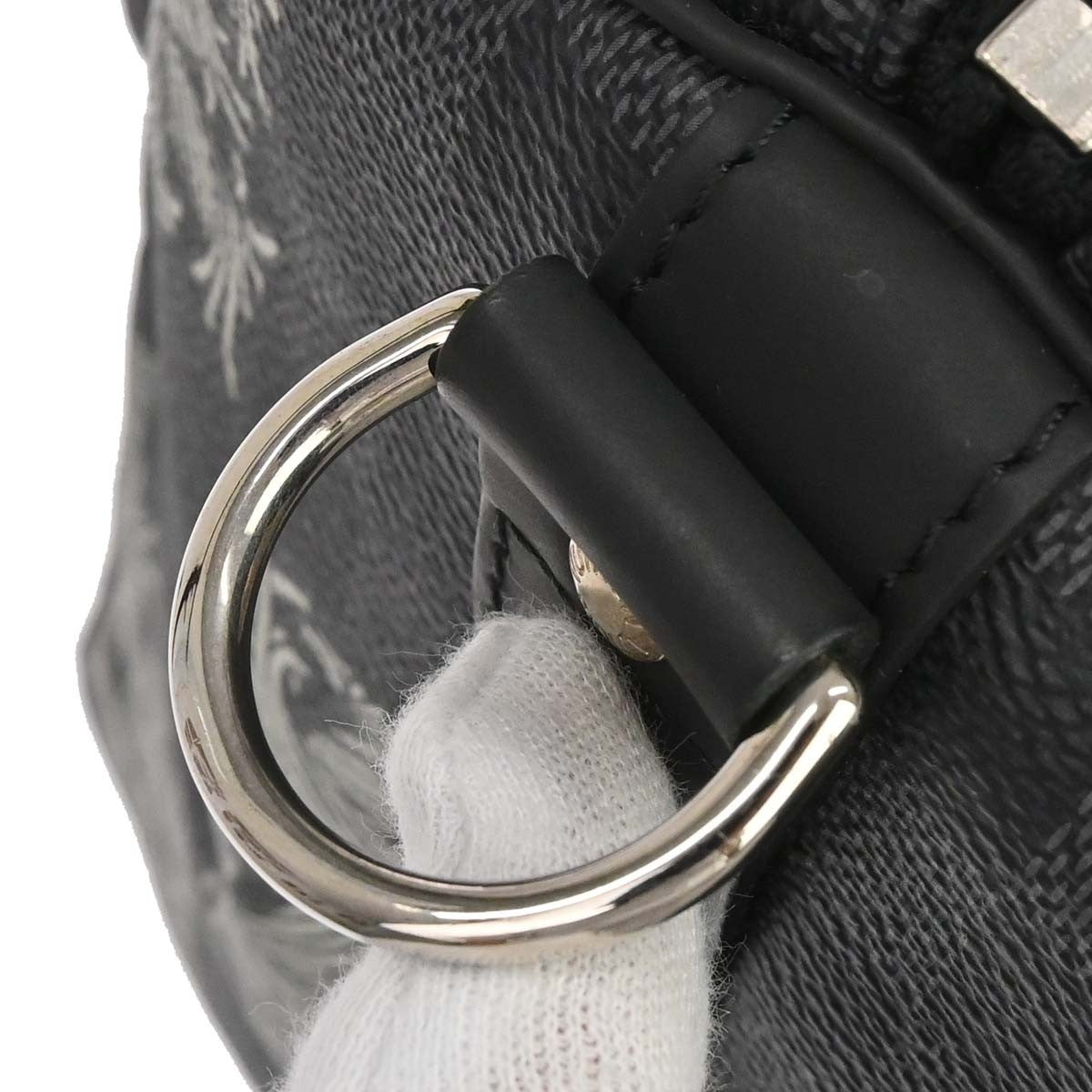 Louis Vuitton Keepall Bandouliere Limited Edition Nemeth Damier Graphite Black Canvas Travel Bag Bag (Pre-Owned)