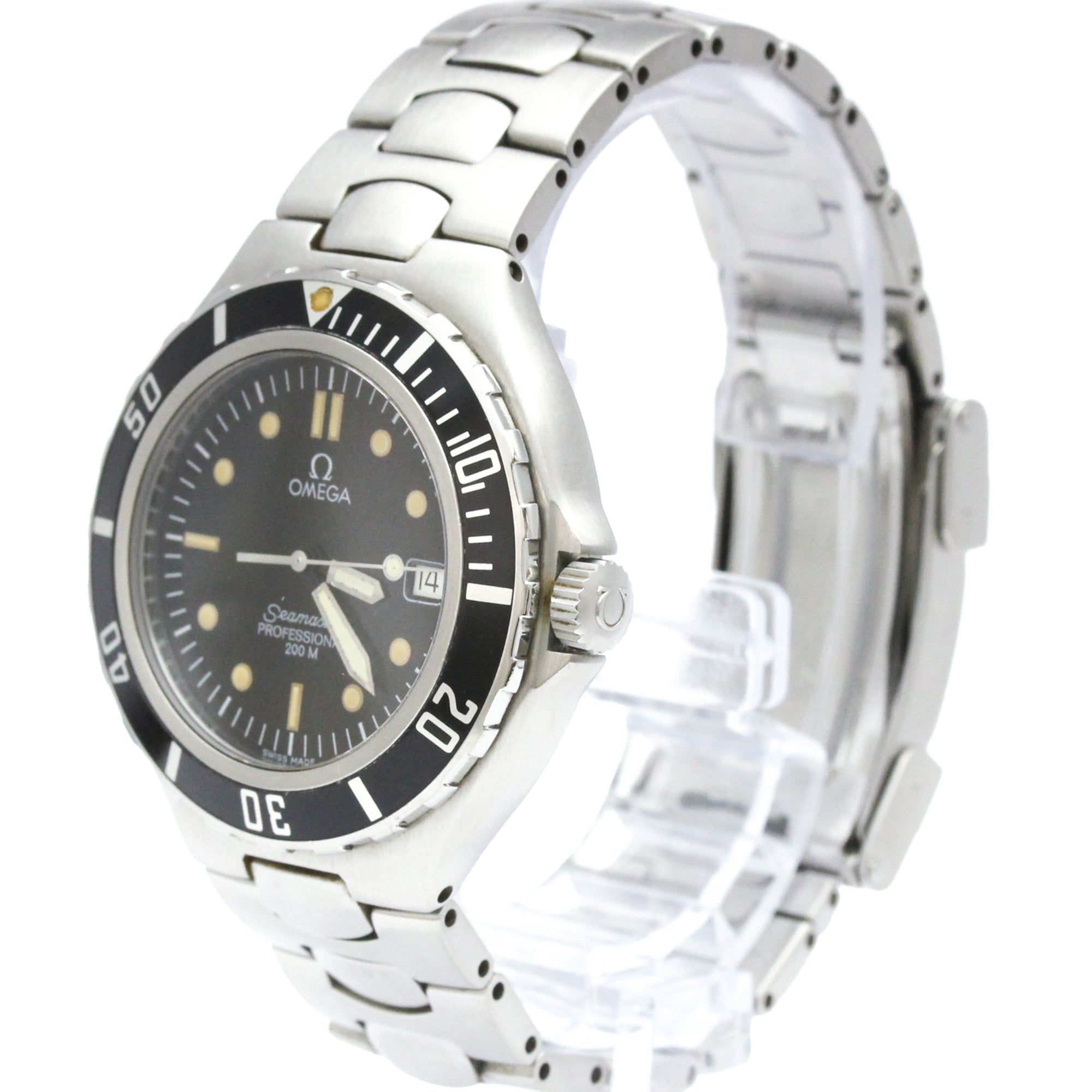 Omega Seamaster Professional 200 Pre Bond Chronometer Quartz Stainless Steel Watch (Pre-Owned)