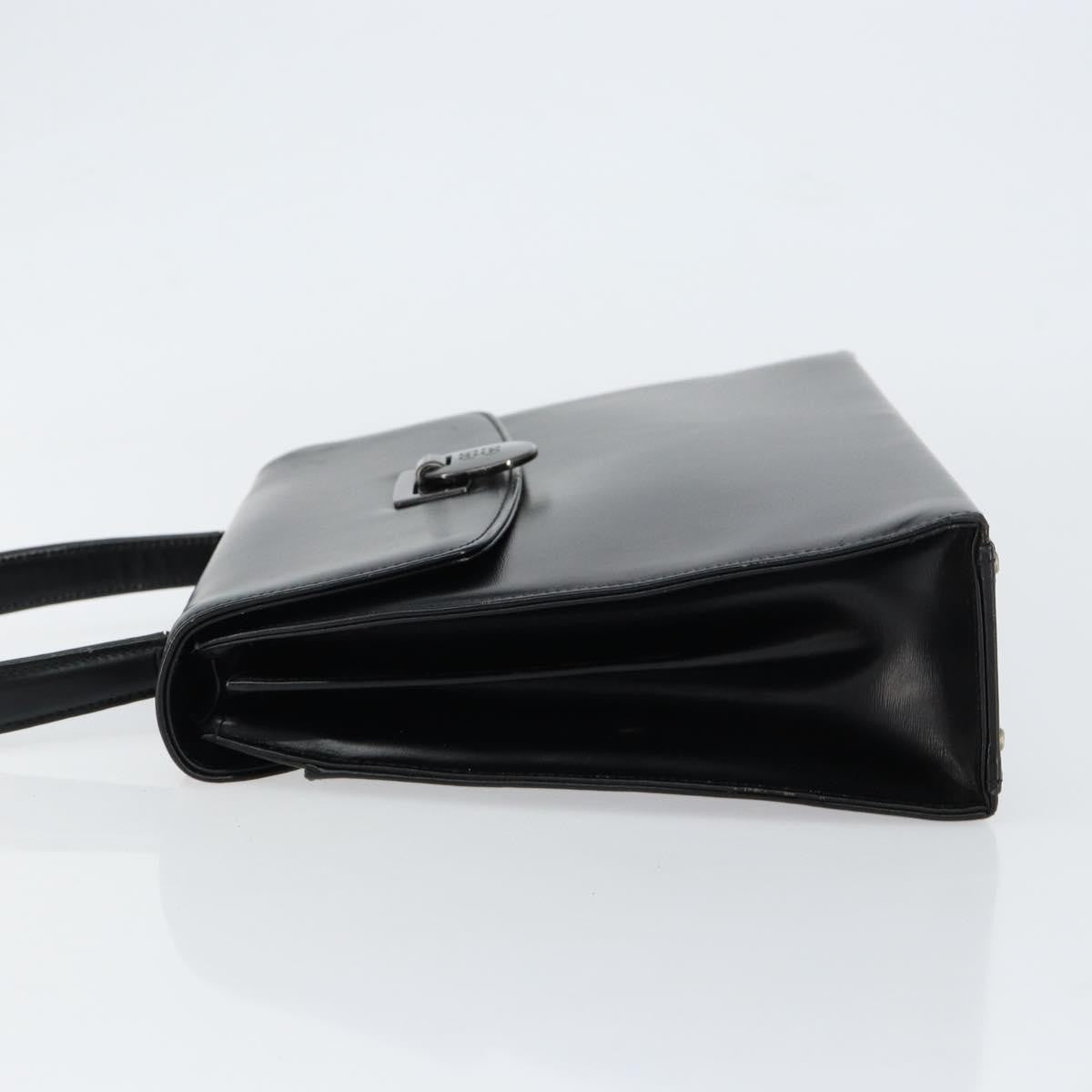 Givenchy Handbag Leather Black Leather Handbag (Pre-Owned)