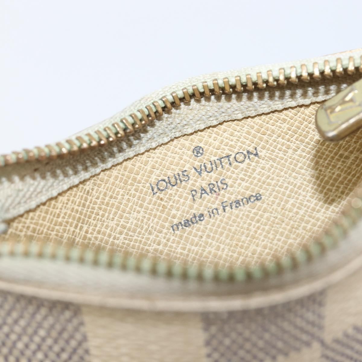 Louis Vuitton Pochette Clés Nm Damier Canvas Beige Canvas Wallets Accessory (Pre-Owned)