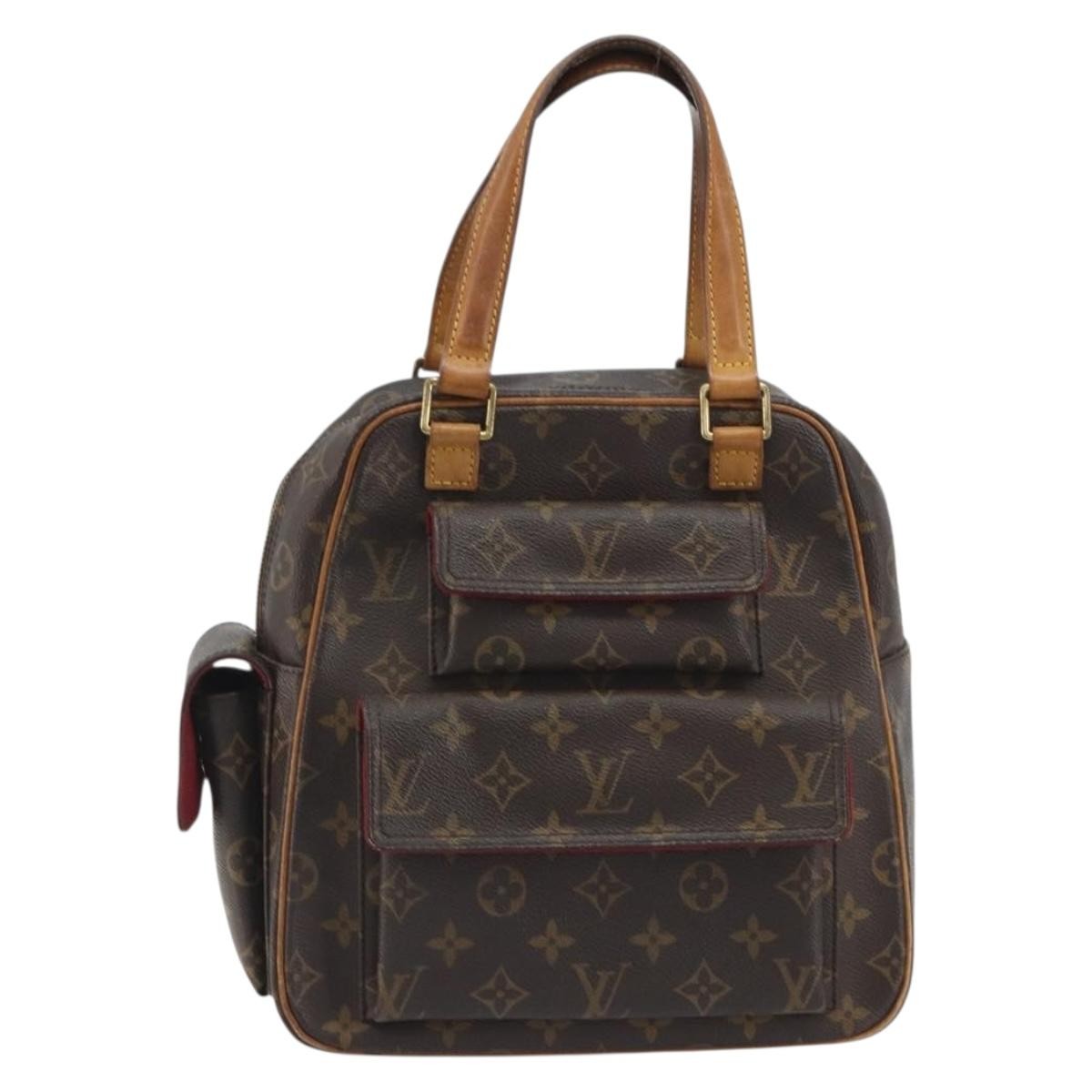 Louis Vuitton Excentri-Cite Monogram Canvas Brown Canvas Handbag (Pre-Owned)