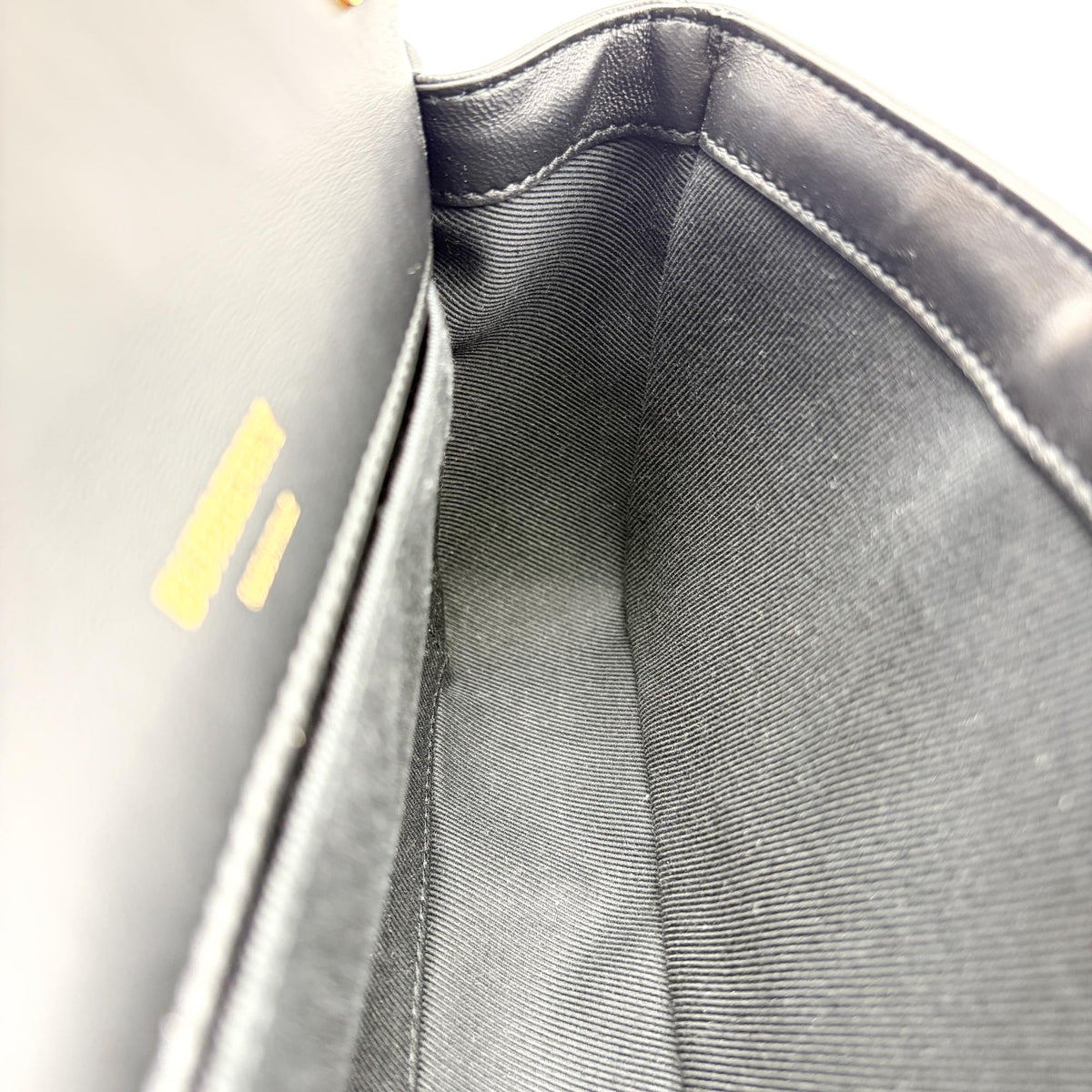 Burberry Lola Bum Quilted Lambskin Black Leather Handbag (Pre-Owned)