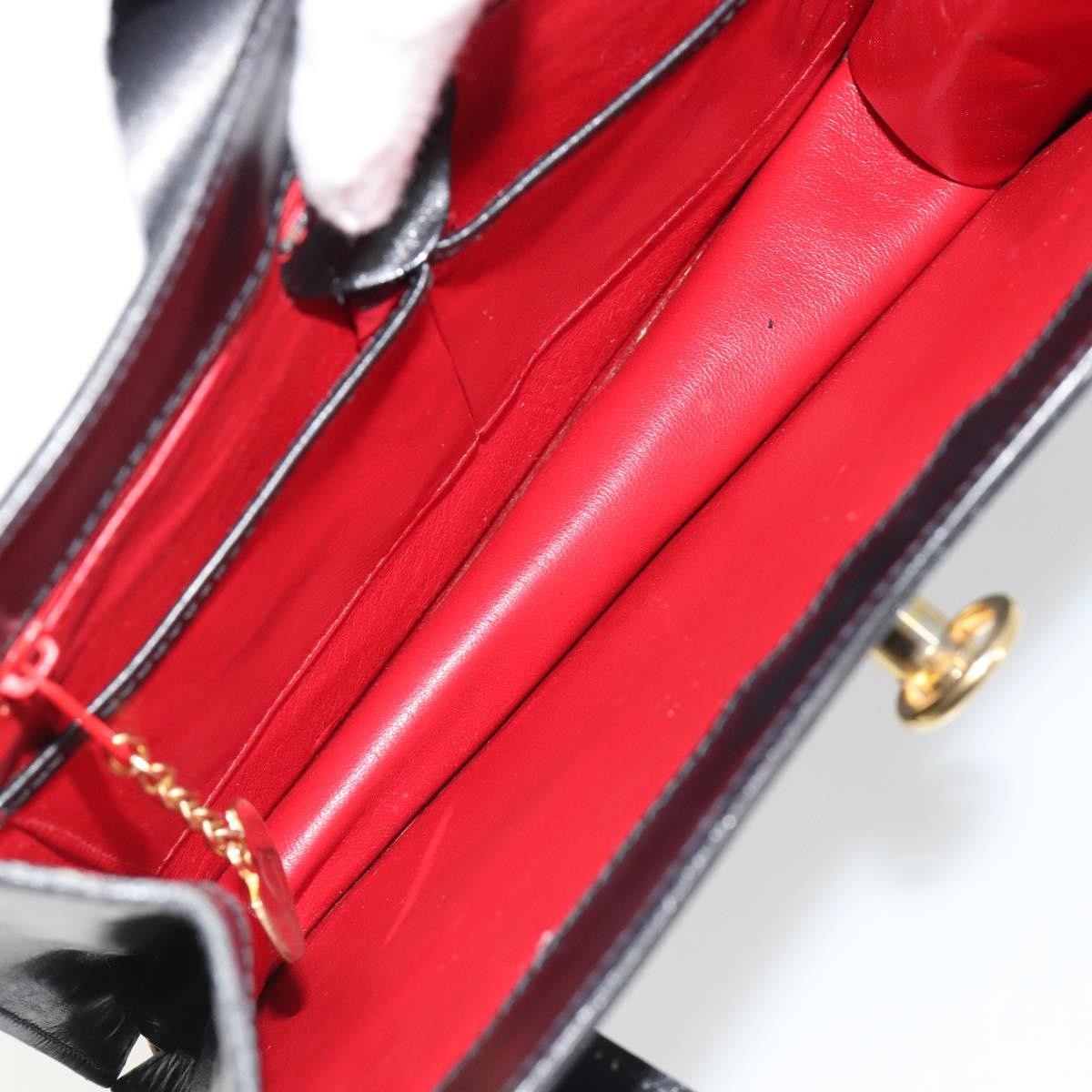 Celine Handbag Leather Black Leather Handbag (Pre-Owned)