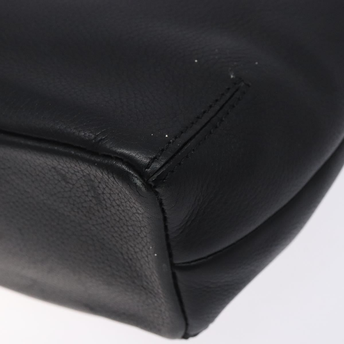 Loewe Vintage Leather Black Leather Shoulder Bag Bag (Pre-Owned)