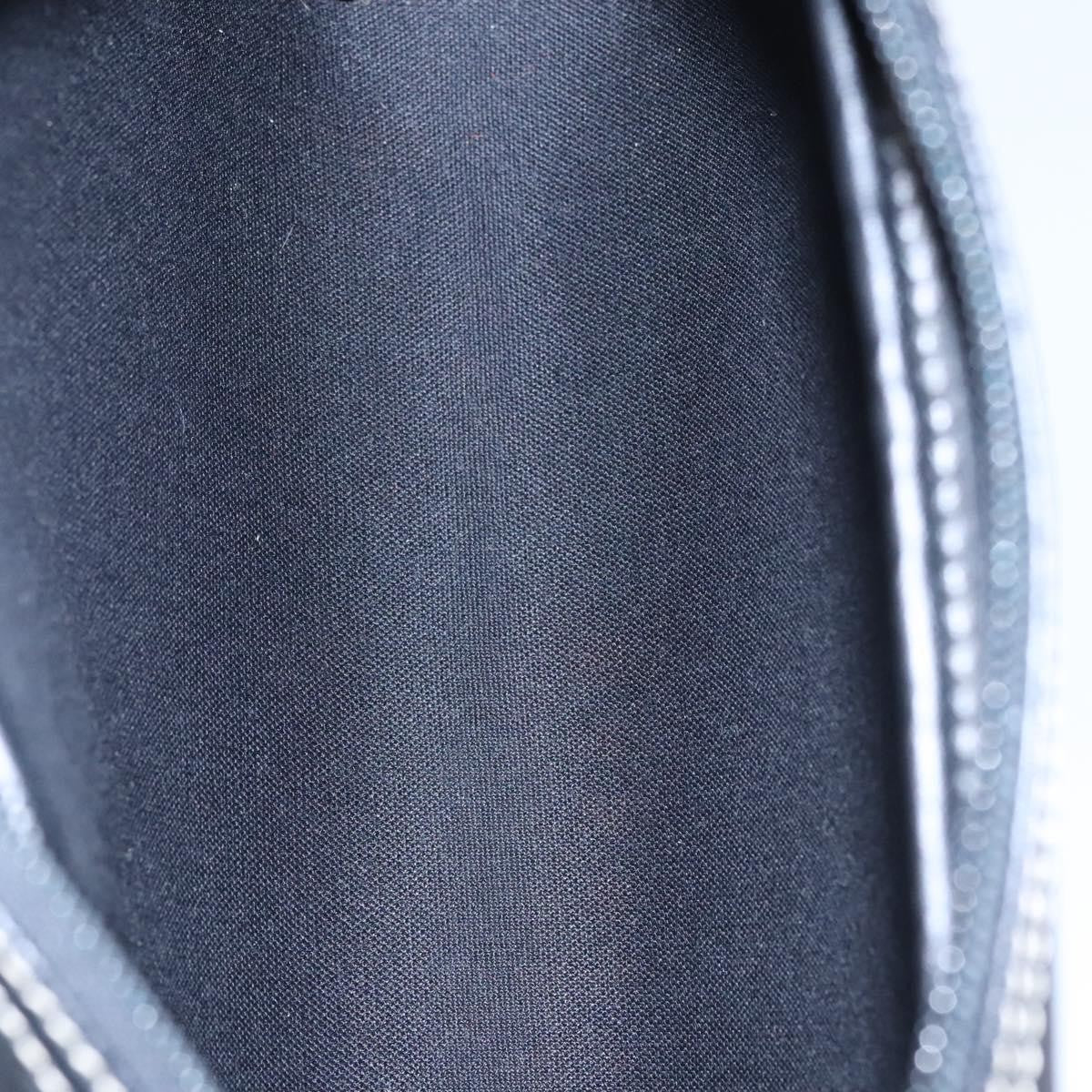 Christian Dior Vintage Honeycomb Zip Coated Canvas Black Canvas Clutche & Pouche Bag (Pre-Owned)