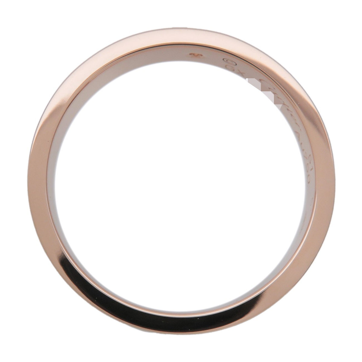 Cartier Love Wedding Band 1 Diamond 18K Rose Gold With Diamond Gold Rose_Gold Ring Jewelry (Pre-Owned)
