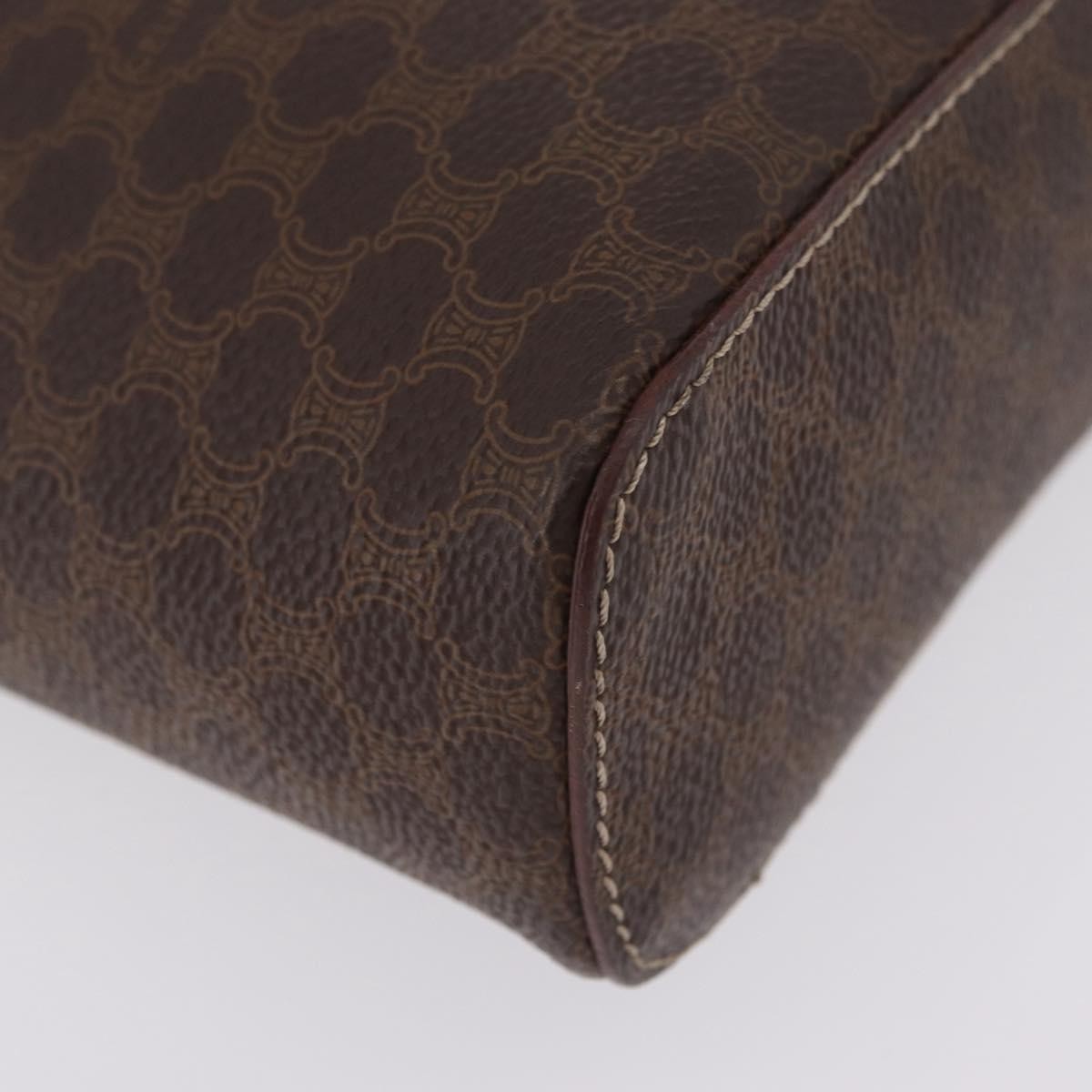 Celine Macadam Vanity Canvas Brown Canvas Clutche & Pouche Bag (Pre-Owned)