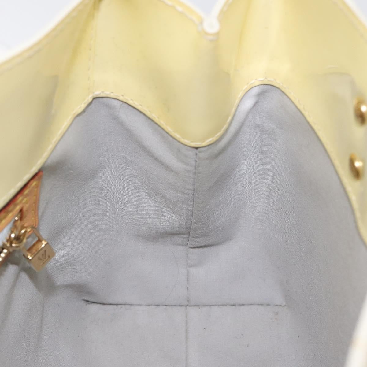 Louis Vuitton Reade Monogram Vernis Beige Patent_Leather Bag (Pre-Owned)