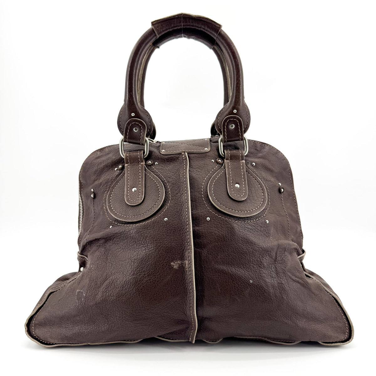 Chloe Paddington Leather Brown Leather Handbag (Pre-Owned)