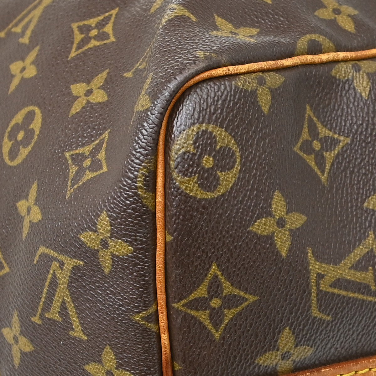Louis Vuitton Keepall Bandouliere Monogram Canvas Brown Canvas Travel Bag Bag (Pre-Owned)