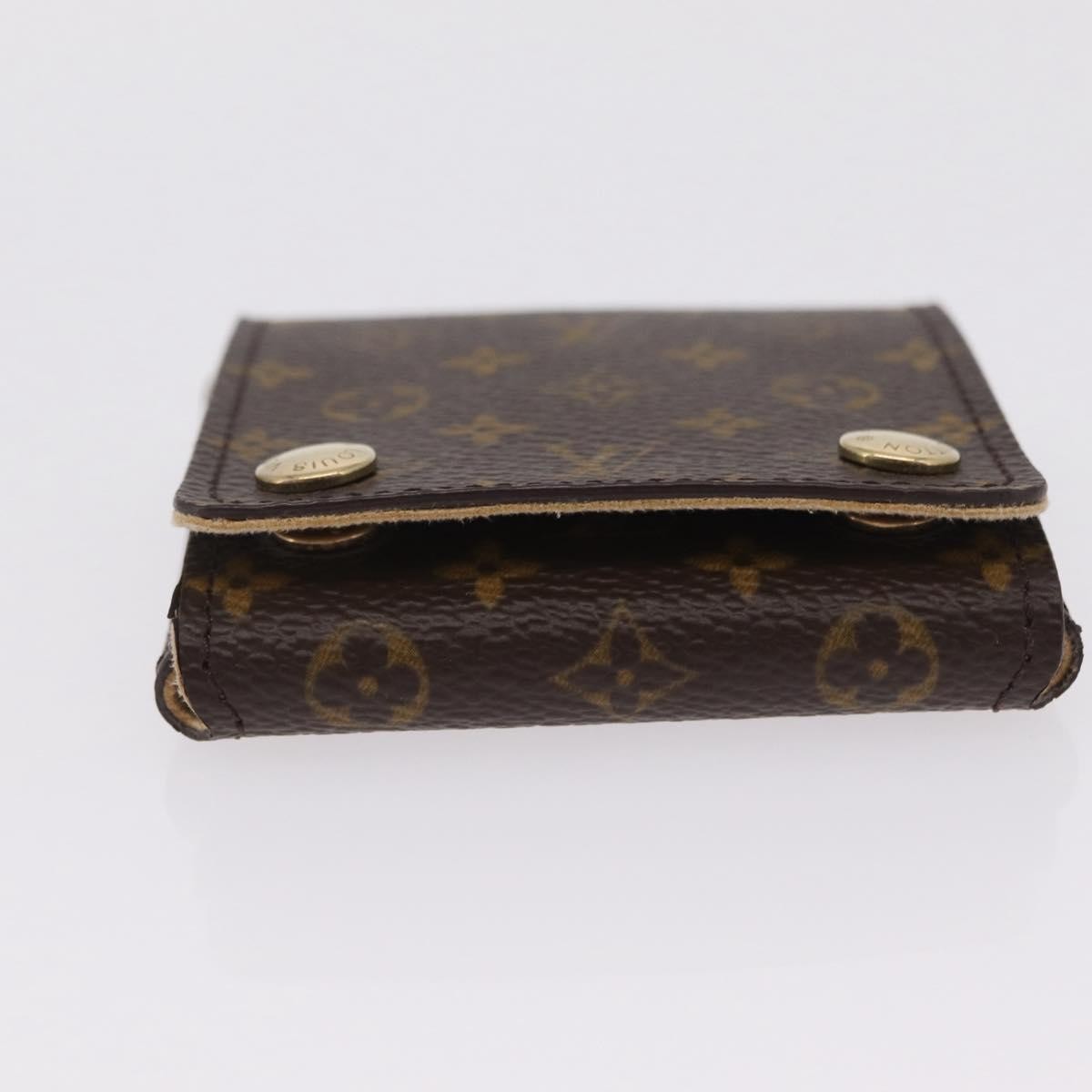 Louis Vuitton Folding Jewelry Case Monogram Canvas Brown Canvas Toiletry Case Accessory (Pre-Owned)