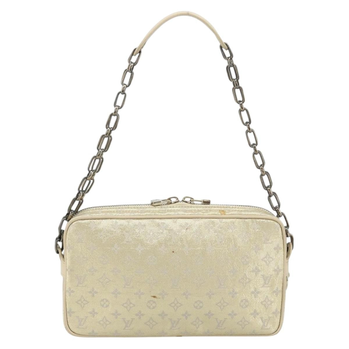 Louis Vuitton Mckenna Mini Lin Gold Canvas Shoulder Bag Bag (Pre-Owned)