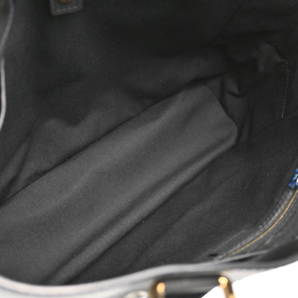 Louis Vuitton Lucille Mini Lin Black Canvas Handbag (Pre-Owned)