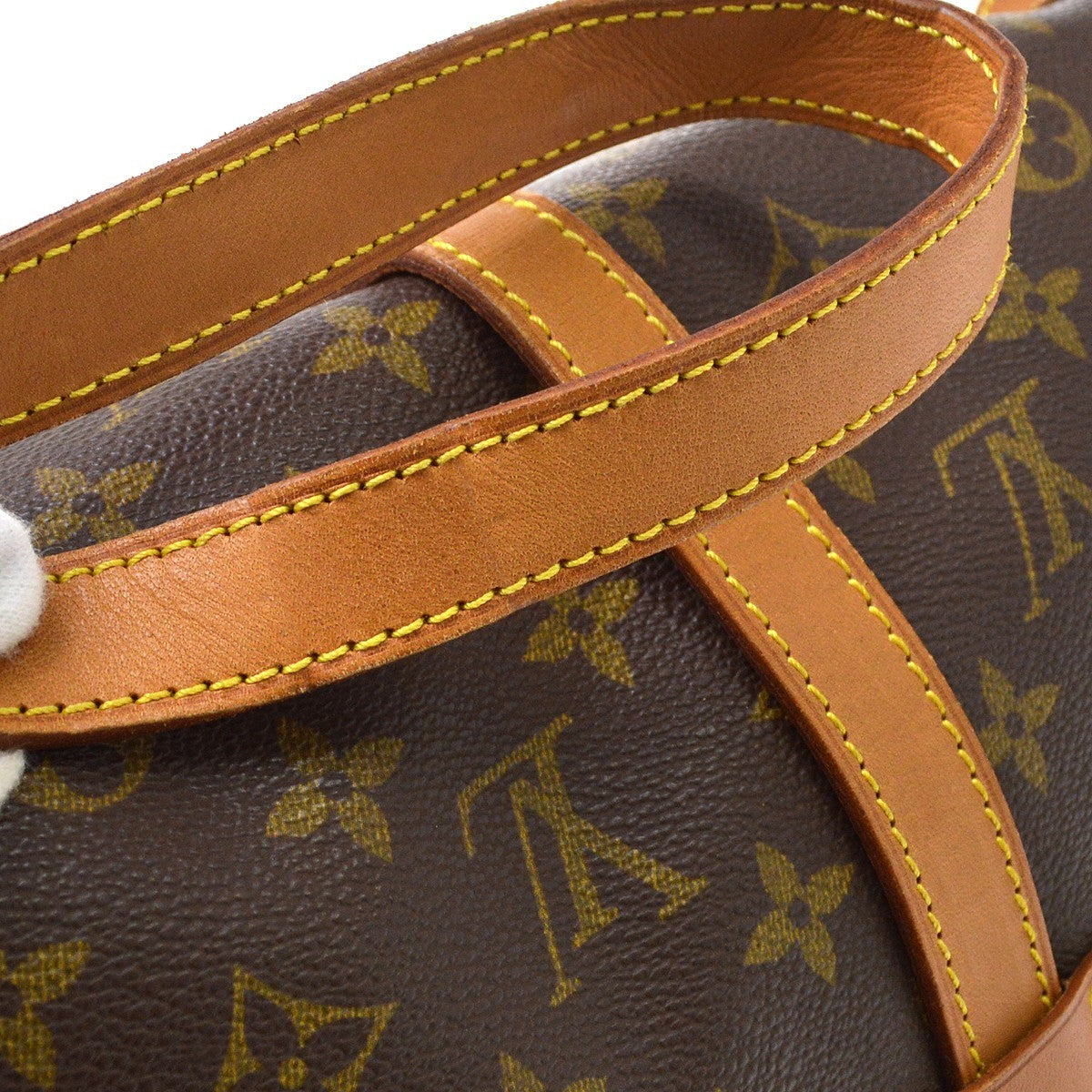 Louis Vuitton Saumur Monogram Canvas Brown Canvas Shoulder Bag Bag (Pre-Owned)