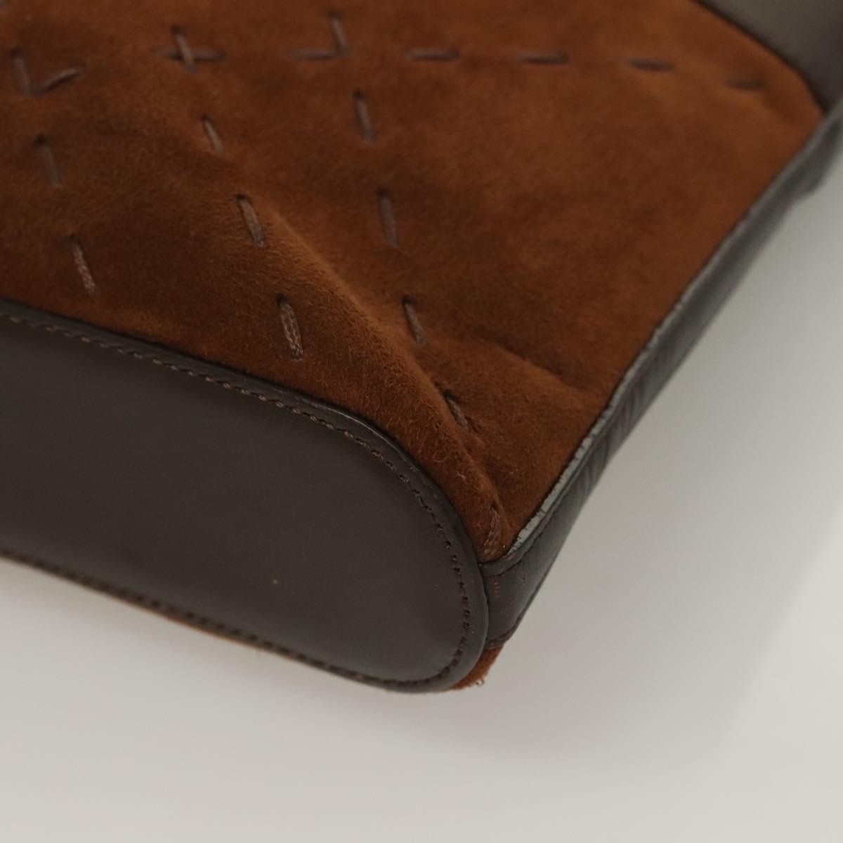 Burberry Vintage Leather Brown Leather Handbag (Pre-Owned)