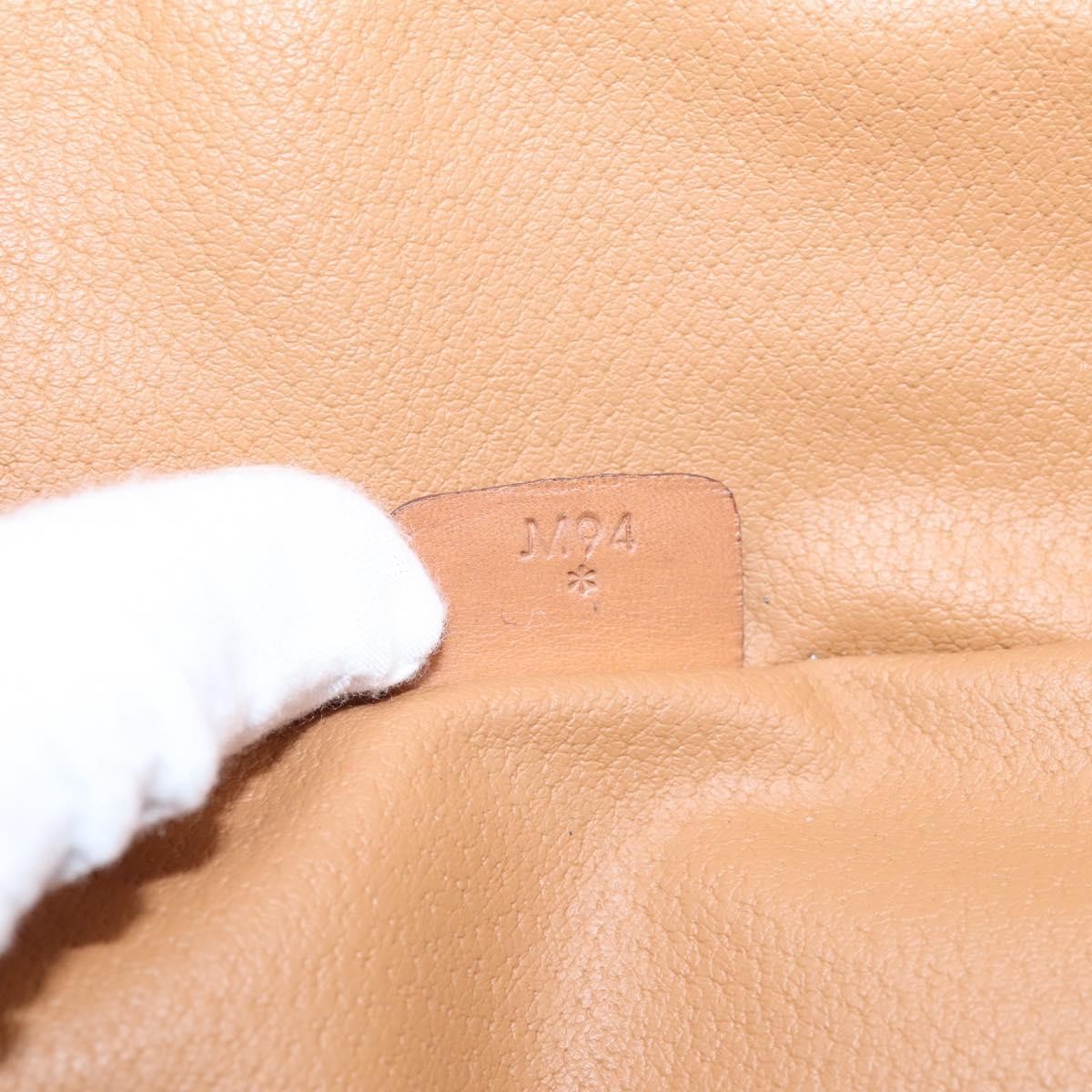 Celine Top Handle Vanity Box Triomphe Coated Canvas Brown Canvas Handbag (Pre-Owned)
