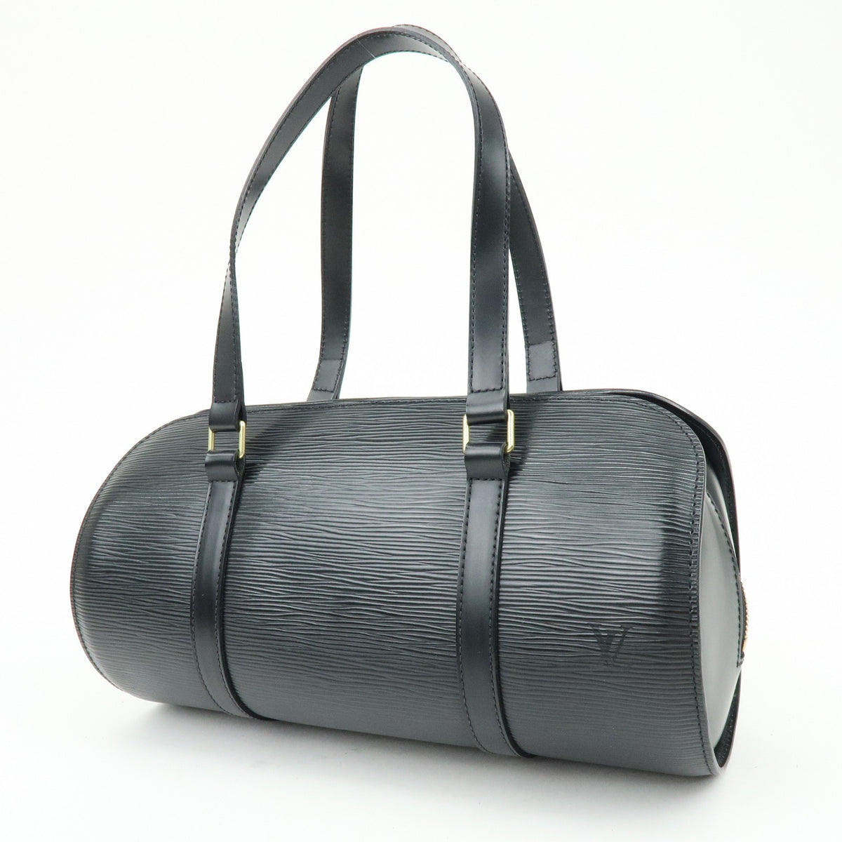 Louis Vuitton Soufflot Epi Leather Black Leather Tote Bag Bag (Pre-Owned)