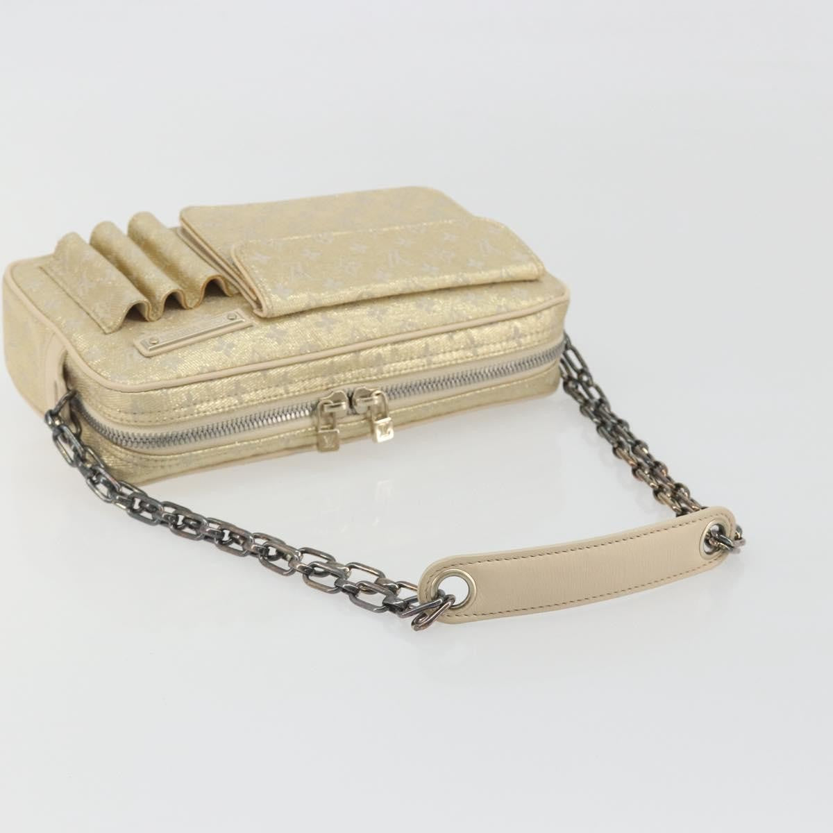 Louis Vuitton Mckenna Mini Lin Gold Canvas Shoulder Bag Bag (Pre-Owned)