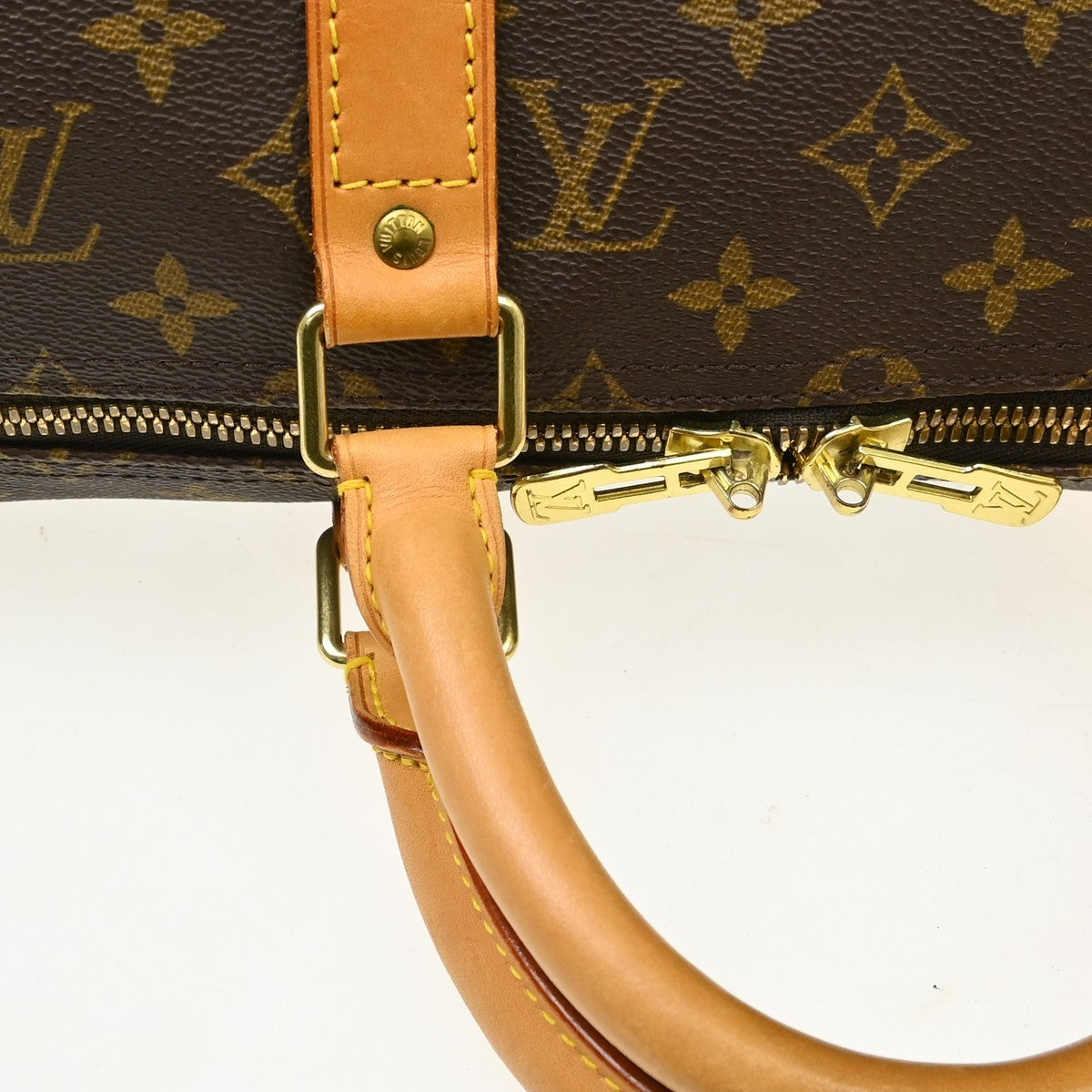 Louis Vuitton Keepall Monogram Canvas Brown Canvas Travel Bag Bag (Pre-Owned)