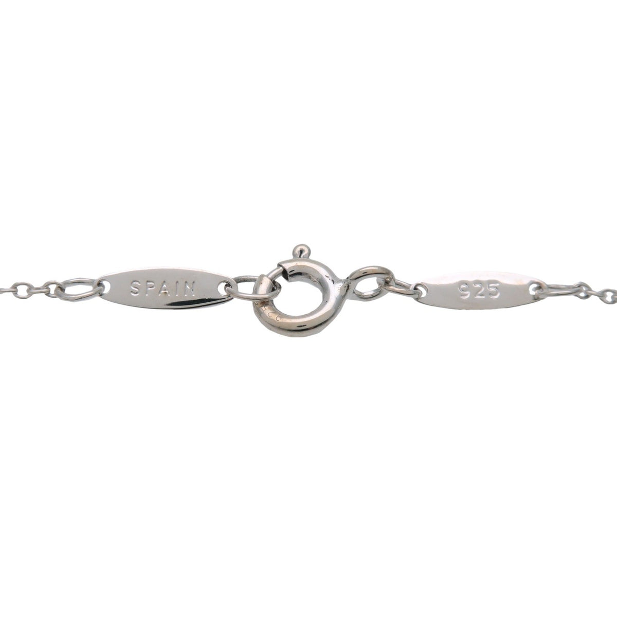 Tiffany & Co. Elsa Peretti Diamonds By The Yard Pendant Sterling Silver With Diamond Silver Sterling_Silver Necklace Jewelry (Pre-Owned)